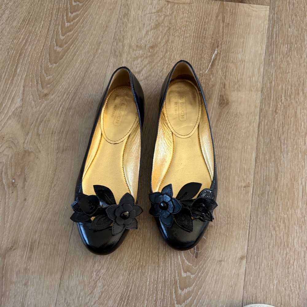 Coach Chrisann ballet flat shoes